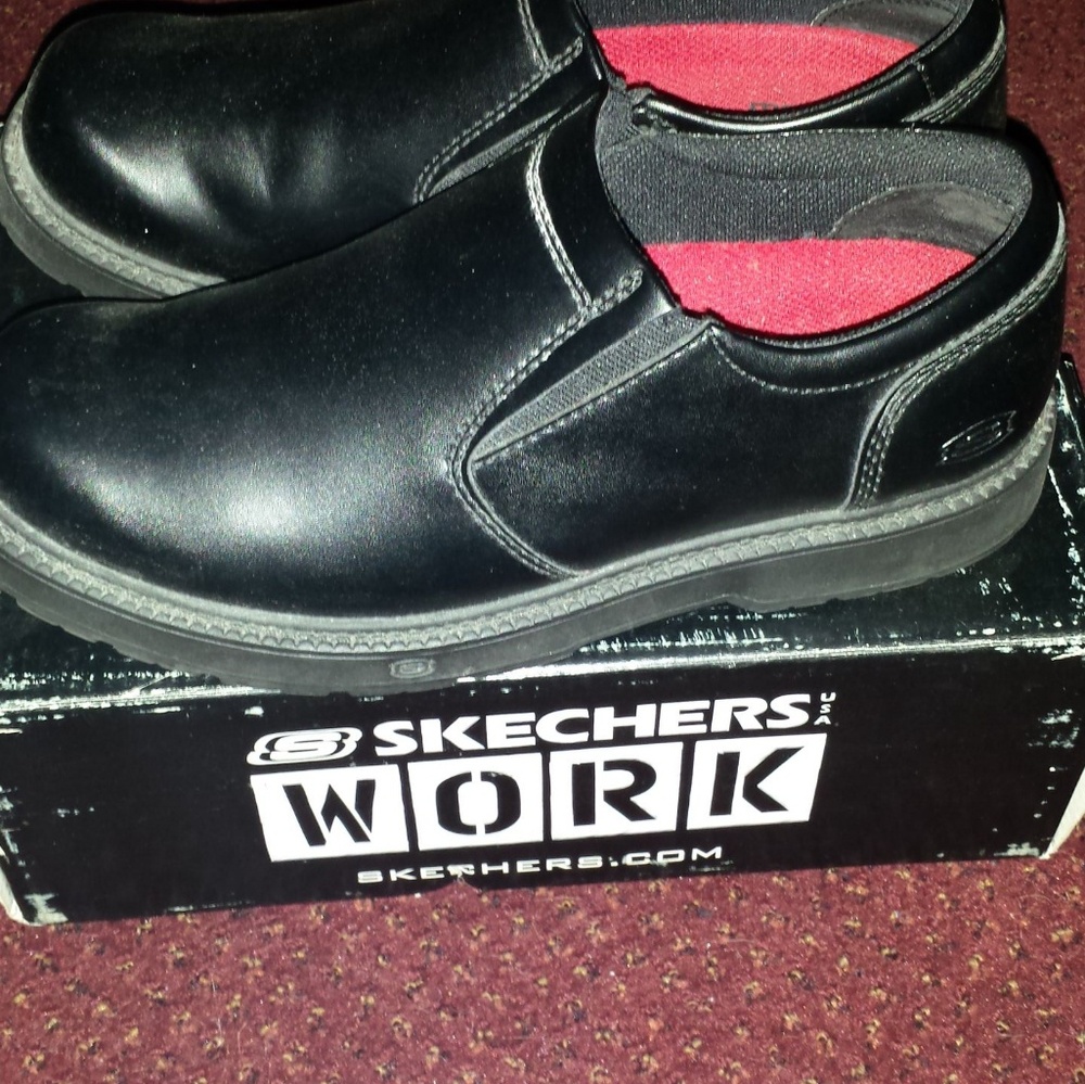 Sketchers work shoes.